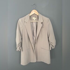 Elizabeth and James Taupe Blazer